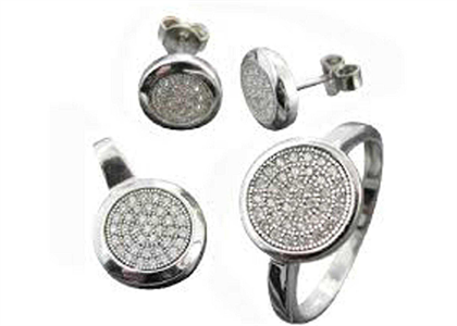 Rhodium Plated | Fashion Pendant Sets